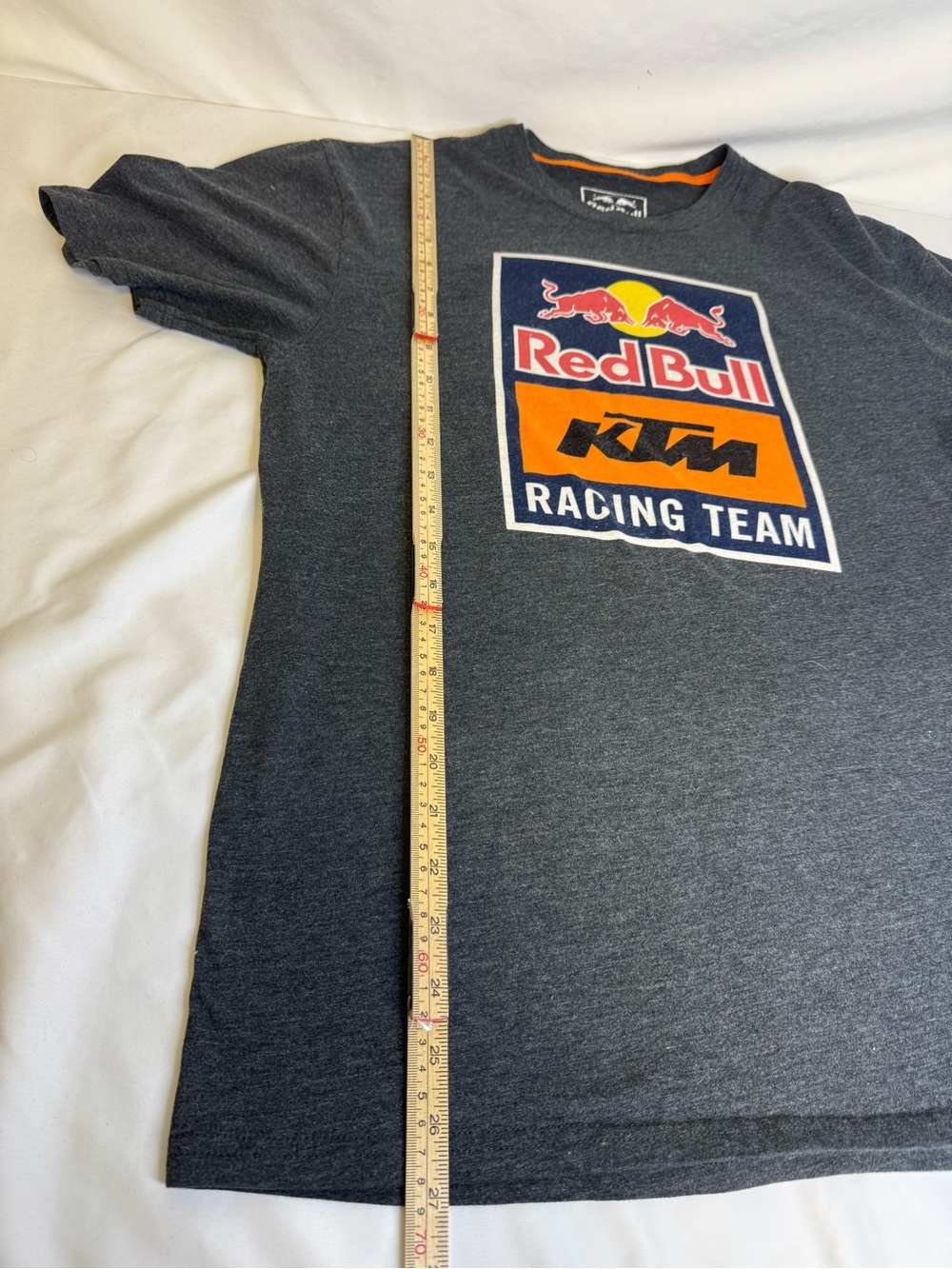 Red Bull KTM Racing Team Short Sleeve Tee - Charcoal Gray - Picture 6 of 8